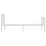 Bettgestell aus weißem Metall, 160 x 200 cm von vidaXL, Betten und Lattenroste - Ref: Foro24-284566, Preis: 101,52 €, Rabatt: %