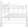 Estructura de sofá cama extraíble de metal blanco 90x200 cm de vidaXL, Camas y somieres - Ref: Foro24-324759, Precio: 169,76 ...