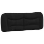 Bed frame with black fabric headboard 140x190 cm by , Beds and slatted bases - Ref: Foro24-3207767, Price: 211,41 €, Discount: %