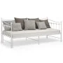 Estructura de sofá cama extraíble de metal blanco 90x200 cm de vidaXL, Camas y somieres - Ref: Foro24-324759, Precio: 169,76 ...