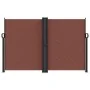 Toldo lateral retráctil marrón 160x1200 cm de , Sombrillas - Ref: Foro24-4004824, Precio: 149,41 €, Descuento: %