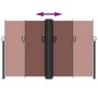 Toldo lateral retráctil marrón 160x1200 cm de , Sombrillas - Ref: Foro24-4004824, Precio: 149,41 €, Descuento: %