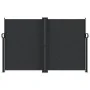 Black retractable side awning 160x1000 cm by , Umbrellas - Ref: Foro24-4004729, Price: 152,94 €, Discount: %
