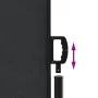 Black retractable side awning 160x1000 cm by , Umbrellas - Ref: Foro24-4004729, Price: 152,94 €, Discount: %