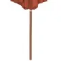 Garden umbrella with wooden pole 300 cm terracotta by vidaXL, Umbrellas - Ref: Foro24-44498, Price: 106,69 €, Discount: %