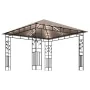 Mosquito net gazebo and taupe LED light strip 3x3x2.73m 180 g/m² by vidaXL, Tents and gazebos - Ref: Foro24-3070318, Price: 3...