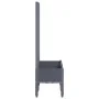Planter with gray PP trellis 80x40x142 cm by , Pots and planters - Ref: Foro24-367921, Price: 69,67 €, Discount: %