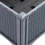 Planter with gray PP trellis 80x40x142 cm by , Pots and planters - Ref: Foro24-367921, Price: 69,67 €, Discount: %