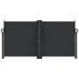 Schwarze einziehbare Seitenmarkise 120x600 cm von , Sonnenschirme - Ref: Foro24-4004594, Preis: 121,19 €, Rabatt: %