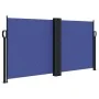 Blaue einziehbare Seitenmarkise 120x600 cm von , Sonnenschirme - Ref: Foro24-4004596, Preis: 120,66 €, Rabatt: %