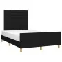 Bed frame with black fabric headboard 120x190 cm by , Beds and slatted bases - Ref: Foro24-3270522, Price: 140,61 €, Discount: %
