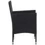 Garten-Essgruppe 11-teilig aus schwarzem synthetischem Rattan von vidaXL, Gartensets - Ref: Foro24-3058572, Preis: 864,47 €, ...