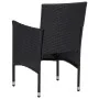 Garden dining set 11 pieces black synthetic rattan by vidaXL, Garden sets - Ref: Foro24-3058572, Price: 864,47 €, Discount: %