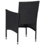 Garten-Essgruppe 11-teilig aus schwarzem synthetischem Rattan von vidaXL, Gartensets - Ref: Foro24-3058572, Preis: 864,47 €, ...