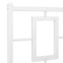 Estructura de cama de metal con cabecero blanca 140x190 cm de vidaXL, Camas y somieres - Ref: Foro24-374290, Precio: 102,41 €...