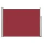 Red garden retractable side awning 100x500 cm by vidaXL, Umbrellas - Ref: Foro24-48385, Price: 83,05 €, Discount: %