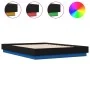 Bettgestell mit LED-Lichtern schwarz 160x200 cm von vidaXL, Betten und Lattenroste - Ref: Foro24-3209780, Preis: 229,27 €, Ra...