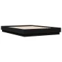 Bettgestell mit LED-Lichtern schwarz 160x200 cm von vidaXL, Betten und Lattenroste - Ref: Foro24-3209780, Preis: 229,27 €, Ra...