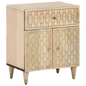 Mesita de noche madera maciza de mango 50x33x60 cm by vidaXL, Nightstands - Ref: Foro24-358259, Price: 90,41 €, Discount: %