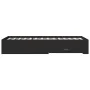 Black engineered wood bed with drawers 100x200 cm by vidaXL, Beds and slatted bases - Ref: Foro24-3280420, Price: 118,33 €, D...