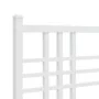 Estructura de cama de metal con cabecero blanca 140x190 cm de vidaXL, Camas y somieres - Ref: Foro24-376373, Precio: 107,51 €...