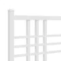 Metal bed frame with white headboard 183x213 cm by vidaXL, Beds and slatted bases - Ref: Foro24-376378, Price: 102,29 €, Disc...