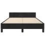 Bettgestell mit schwarzem Samtkopfteil 120x190 cm von vidaXL, Betten und Lattenroste - Ref: Foro24-3270568, Preis: 168,46 €, ...