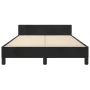 Estructura de cama con cabecero terciopelo negro 120x190 cm de vidaXL, Camas y somieres - Ref: Foro24-3270568, Precio: 168,46...