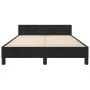 Estructura de cama con cabecero terciopelo negro 120x190 cm de vidaXL, Camas y somieres - Ref: Foro24-3270604, Precio: 167,95...