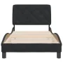 Bettgestell mit schwarzem Samtkopfteil 90x190 cm von vidaXL, Betten und Lattenroste - Ref: Foro24-3207895, Preis: 137,61 €, R...
