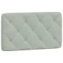 Bed with light gray velvet mattress 90x200 cm by vidaXL, Beds and slatted bases - Ref: Foro24-3208634, Price: 272,07 €, Disco...