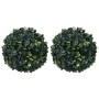 Artificial boxwood balls 2 units 22 cm by vidaXL, artificial flora - Ref: Foro24-315468, Price: 21,94 €, Discount: %
