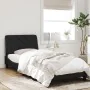 Bed frame with black velvet headboard 80x200 cm by vidaXL, Beds and slatted bases - Ref: Foro24-3207889, Price: 123,03 €, Dis...