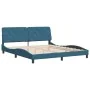 Estructura de cama con cabecero terciopelo azul 180x200 cm de vidaXL, Camas y somieres - Ref: Foro24-3207939, Precio: 229,63 ...