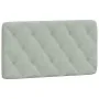Cama con colchón terciopelo gris claro 100x200 cm de vidaXL, Camas y somieres - Ref: Foro24-3208640, Precio: 291,74 €, Descue...