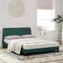 Bett mit dunkelgrüner Samtmatratze 140x200 cm von vidaXL, Betten und Lattenroste - Ref: Foro24-3208661, Preis: 420,14 €, Raba...