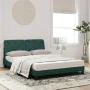 Cama con colchón terciopelo verde oscuro 140x200 cm de vidaXL, Camas y somieres - Ref: Foro24-3208661, Precio: 420,14 €, Desc...