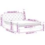 Bett mit dunkelgrüner Samtmatratze 140x200 cm von vidaXL, Betten und Lattenroste - Ref: Foro24-3208661, Preis: 420,14 €, Raba...