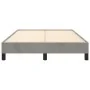 Light gray velvet bed frame 120x190 cm by vidaXL, Beds and slatted bases - Ref: Foro24-3269625, Price: 118,77 €, Discount: %