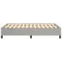Hellgrauer Stoffbettrahmen 120x190 cm von vidaXL, Betten und Lattenroste - Ref: Foro24-3269631, Preis: 100,87 €, Rabatt: %