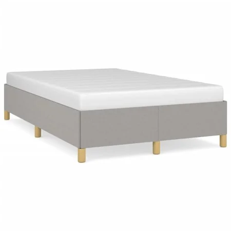 Light gray fabric bed frame 120x190 cm by vidaXL, Beds and slatted bases - Ref: Foro24-3269638, Price: 89,78 €, Discount: %
