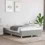 Light gray fabric bed frame 120x190 cm by vidaXL, Beds and slatted bases - Ref: Foro24-3269638, Price: 89,78 €, Discount: %