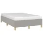 Light gray fabric bed frame 120x190 cm by vidaXL, Beds and slatted bases - Ref: Foro24-3269638, Price: 89,78 €, Discount: %