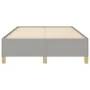 Light gray fabric bed frame 120x190 cm by vidaXL, Beds and slatted bases - Ref: Foro24-3269638, Price: 89,78 €, Discount: %