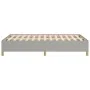 Light gray fabric bed frame 120x190 cm by vidaXL, Beds and slatted bases - Ref: Foro24-3269638, Price: 89,78 €, Discount: %