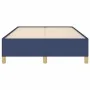 Blue fabric bed frame 120x190 cm by vidaXL, Beds and slatted bases - Ref: Foro24-3269644, Price: 94,84 €, Discount: %