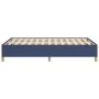 Blue fabric bed frame 120x190 cm by vidaXL, Beds and slatted bases - Ref: Foro24-3269644, Price: 94,84 €, Discount: %