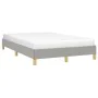 Light gray fabric bed frame 120x190 cm by vidaXL, Beds and slatted bases - Ref: Foro24-3269612, Price: 91,52 €, Discount: %