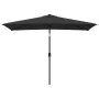 Gartenschirm mit schwarzer Metallstange 300x200 cm von vidaXL, Sonnenschirme - Ref: Foro24-47128, Preis: 75,77 €, Rabatt: %