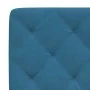 Bettgestell mit blauem Samtkopfteil 90x200 cm von vidaXL, Betten und Lattenroste - Ref: Foro24-3207903, Preis: 145,64 €, Raba...